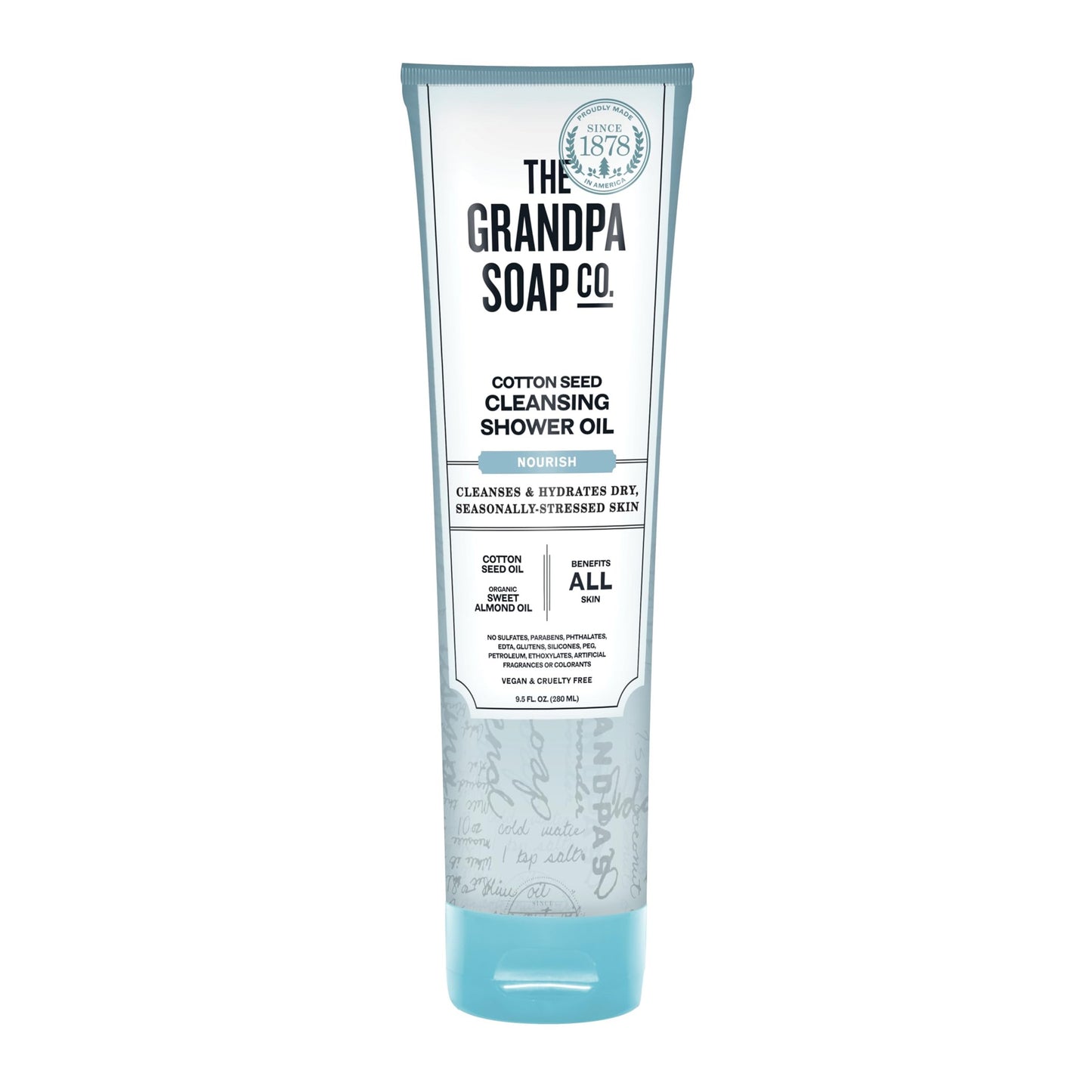 Cotton Seed Cleansing Shower Oil 9.5fl oz