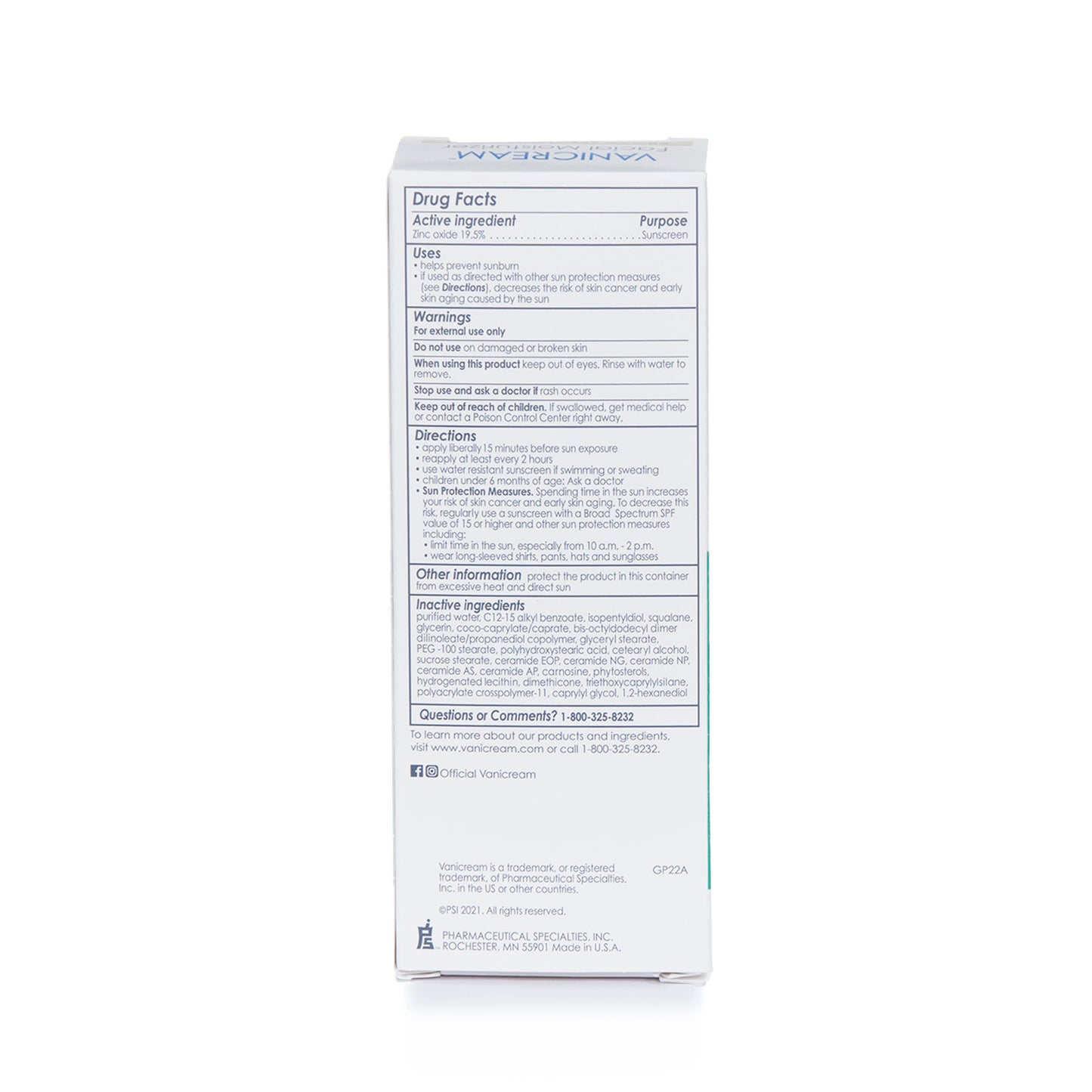 Facial Moisturizer Broad Spectrum SPF 30 2.5oz